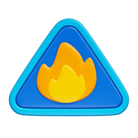 Flammable  3D Icon