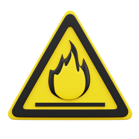 Flammable  3D Icon