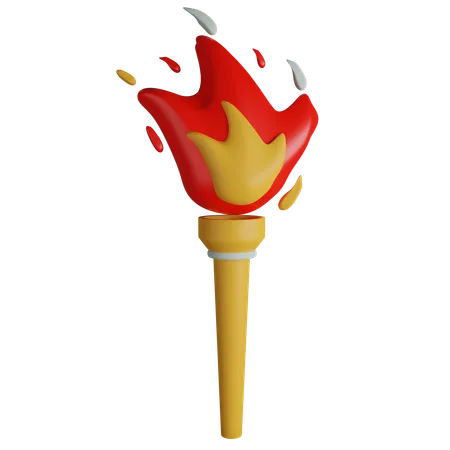 Flamme olympique  3D Icon