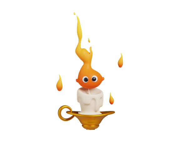 Flammengeist  3D Icon