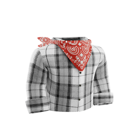 Flanel Suit  3D Icon