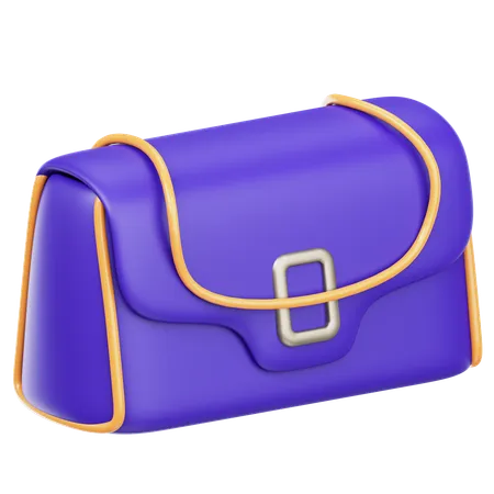 Flap Bag  3D Icon