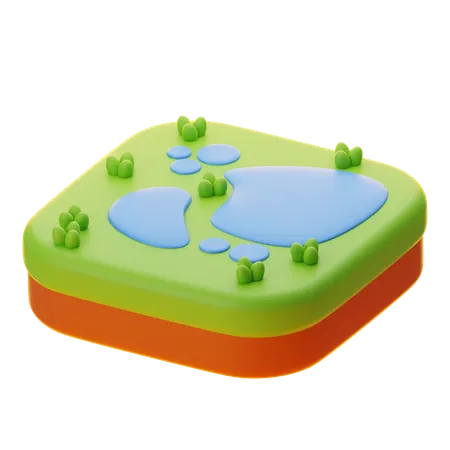 Flaque  3D Icon