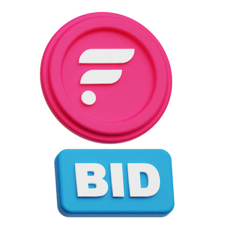 Flare Bid  3D Icon