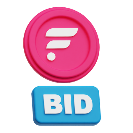 Flare Bid  3D Icon