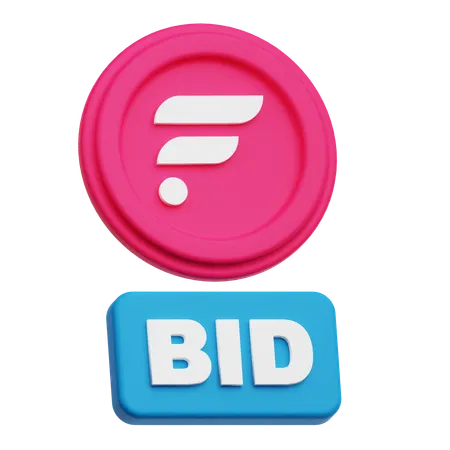 Flare Bid  3D Icon