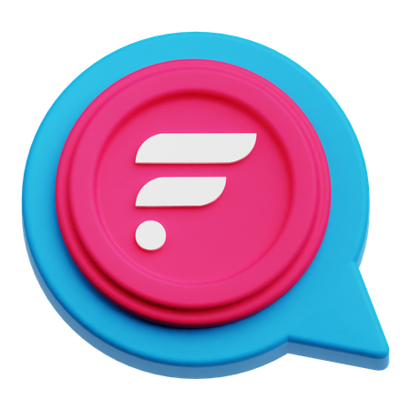 Flare Chat  3D Icon
