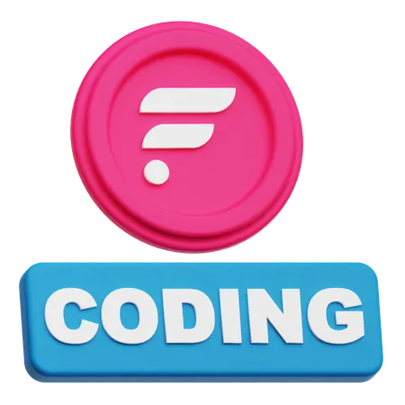 Flare Coding  3D Icon