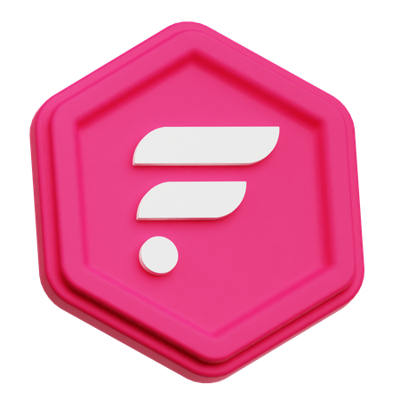 Flare Coin  3D Icon