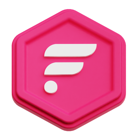 Flare Coin  3D Icon
