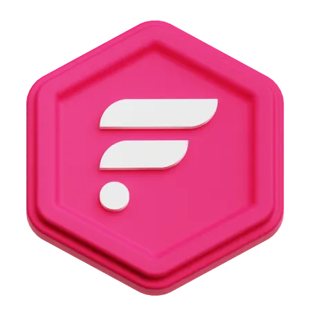 Flare Coin  3D Icon