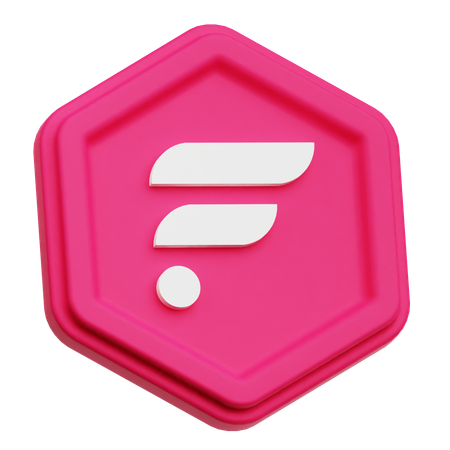 Flare Coin  3D Icon