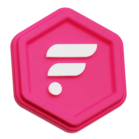 Flare Coin  3D Icon