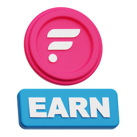 Flare Earn  3D Icon