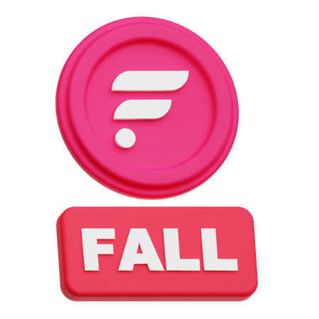 Flare Fall  3D Icon