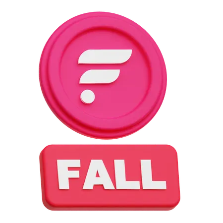 Flare Fall  3D Icon