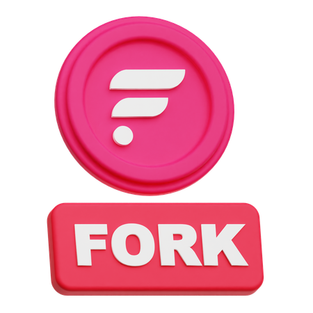 Flare Fork  3D Icon