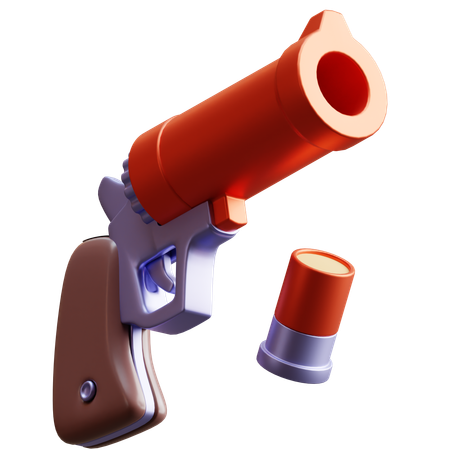 Flare Gun  3D Icon