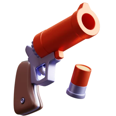 Flare Gun  3D Icon