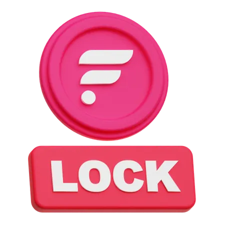Flare Lock  3D Icon