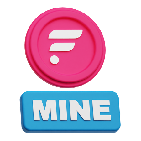 Flare Mine  3D Icon