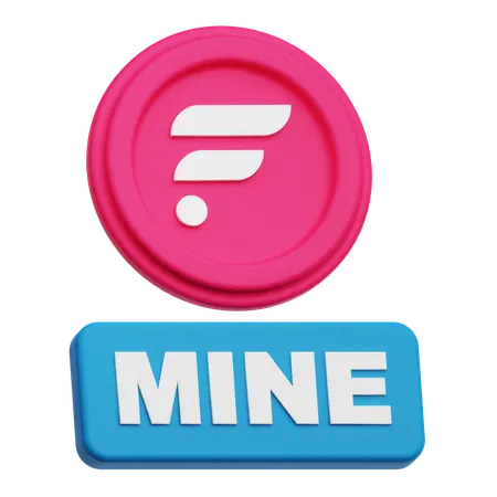 Flare Mine  3D Icon