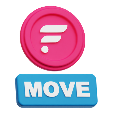 Flare Move  3D Icon