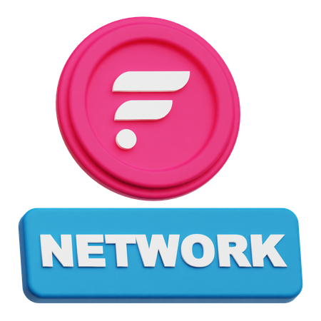 Flare Network  3D Icon