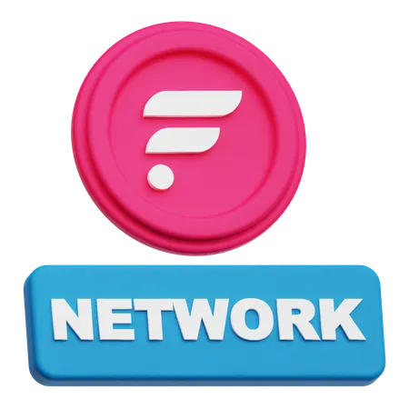 Flare Network  3D Icon