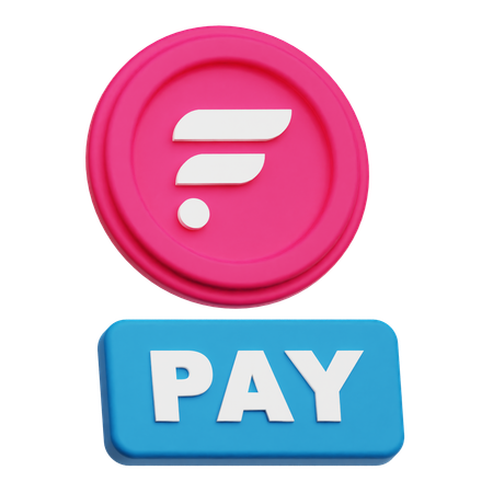 Flare Pay  3D Icon