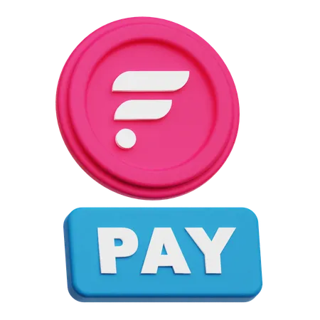 Flare Pay  3D Icon