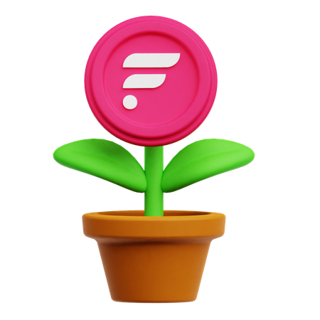 Flare Plant  3D Icon