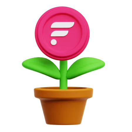Flare Plant  3D Icon