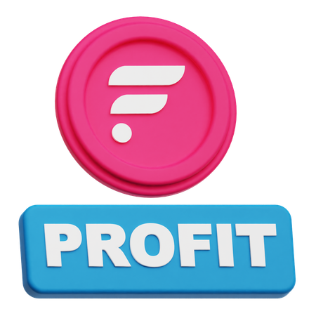 Flare Profit  3D Icon