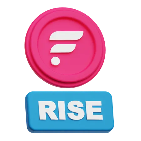 Flare Rise  3D Icon