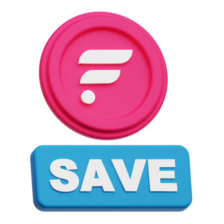 Flare Save  3D Icon