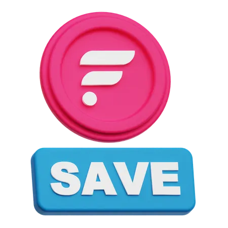Flare Save  3D Icon