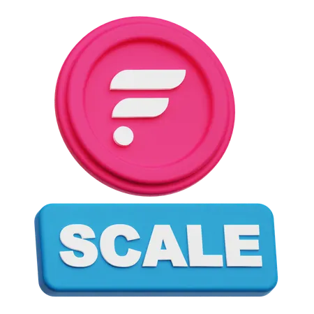 Flare Scale  3D Icon
