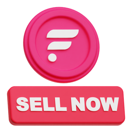 Flare Sell Now  3D Icon