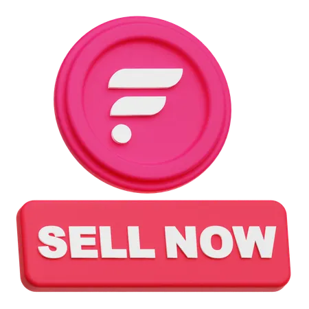 Flare Sell Now  3D Icon