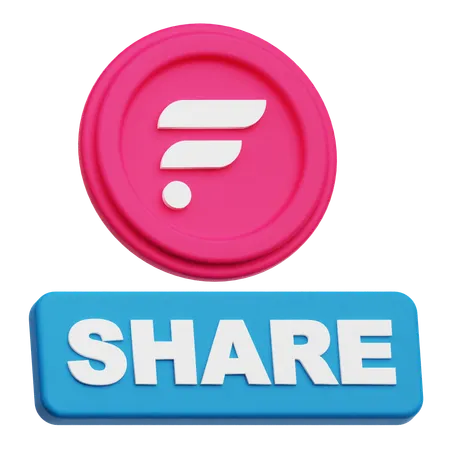 Flare Share  3D Icon
