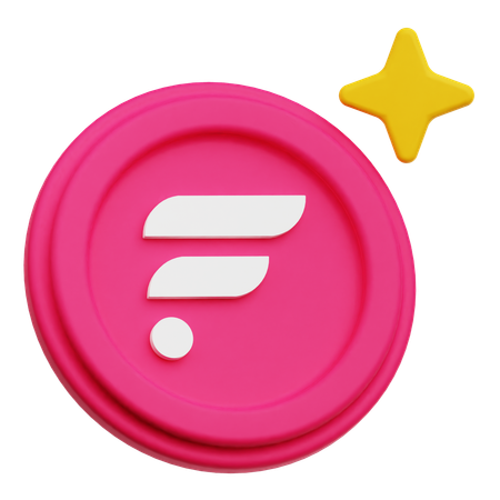 Flare Token  3D Icon