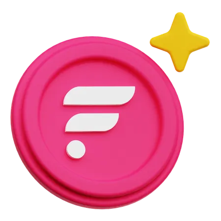 Flare Token  3D Icon