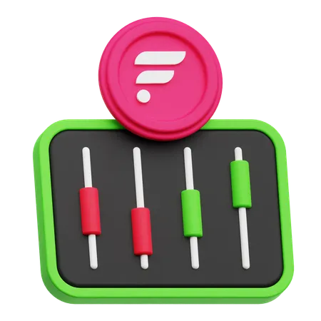 Flare Trading  3D Icon