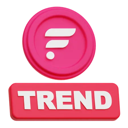 Flare Trend  3D Icon