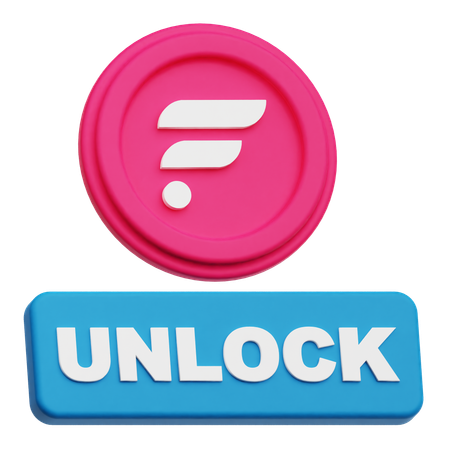 Flare Unlock  3D Icon