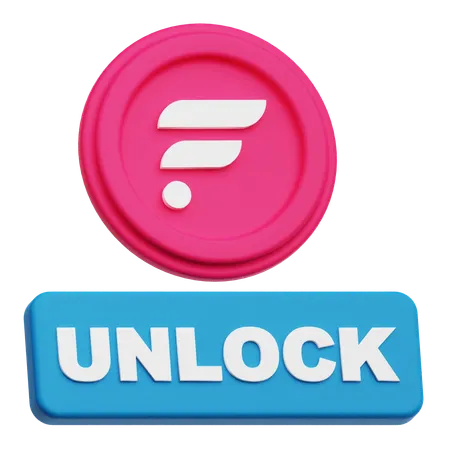 Flare Unlock  3D Icon