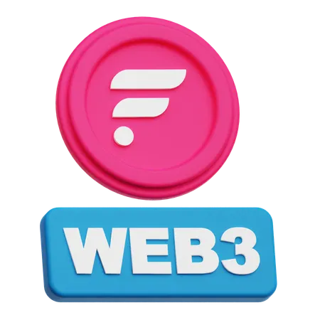 Flare Web 3  3D Icon