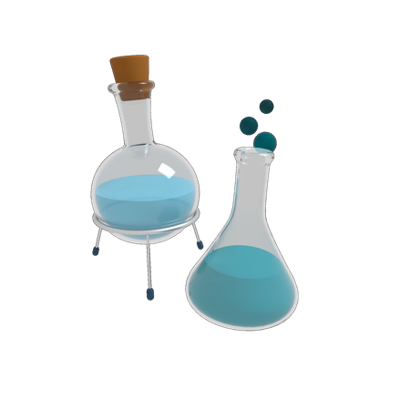 Flasche  3D Illustration