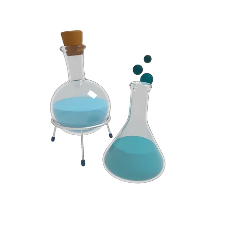 Flasche  3D Illustration